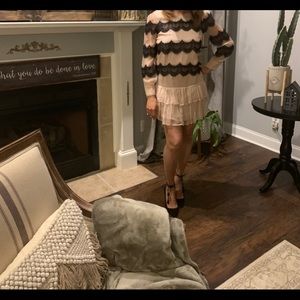 Beautiful Top Shop pale pink dress.